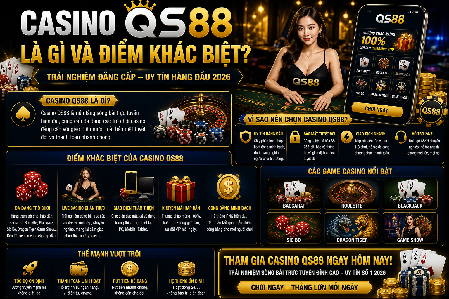 Casino Qs88 Là Gì Và Điểm Khác Biệt
